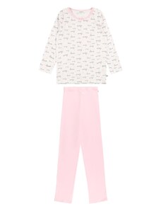 JACKY Комплект пижама розово / черно / бяло