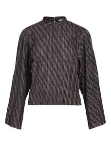 OBJECT Блуза 'Lux' антрацитно черно / черно