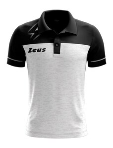 Мъжка Тениска ZEUS Polo Bikolor Bianco/Nero