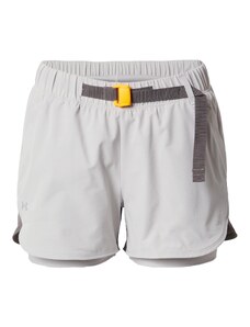 UNDER ARMOUR Спортен панталон 'Terrain' жълто / сиво / тъмносиво