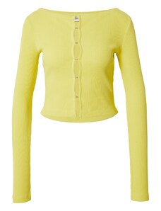 WEEKDAY Плетена жилетка 'Coralie' жълто