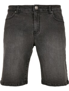 UC Men Relaxed Fit Denim Shorts in Genuine Black Washed