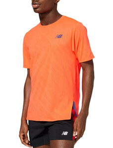 Тениска New Balance Q Speed Jacquard Short Sleeve mt23281-ere Размер S