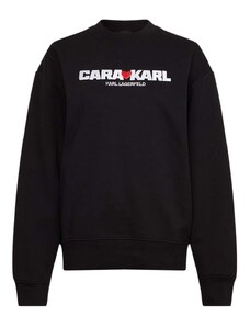 KARL LAGERFELD Суитшърт Klxcd Unisex Logo Sweatshirt 226W1860 999 black