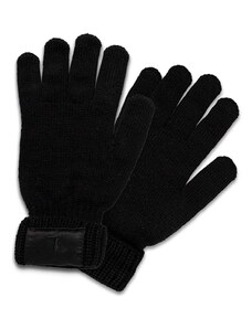 Gloves Trussardi Jeans 57Z002829Y099999 Gloves Knit + Nylon Greyhound Embrodery Z00282Y099999 k299 black