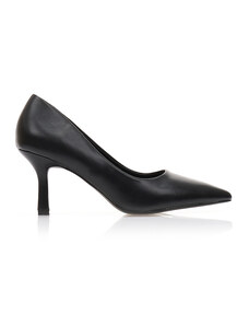 Tsoukalas Обувки на ток в черен цвят, от изкуствена кожа, с остър връх