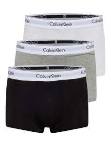 Calvin Klein Underwear Боксерки сив меланж / черно / бяло