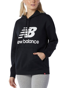 Суитшърт с качулка New Balance Eential tacked Logo Overized Pullover Hoodie