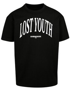 Lost Youth Тениска 'Classic V.1' черно / бяло