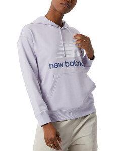 Суитшърт с качулка New Balance Eential tacked Logo Overized Pullover Hoodie