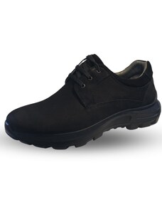 Мъжки ежедневни обувки Soho Mayfair естествен набук черни