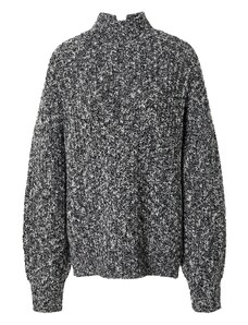 EDITED Пуловер 'Liese' антрацитно черно