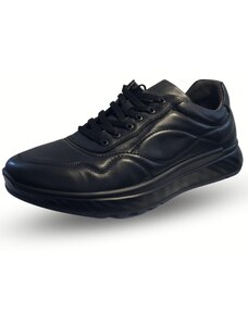Мъжки спортни обувки Soho Mayfair естествена кожа черни