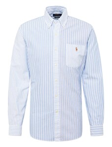 Polo Ralph Lauren Риза светлосиньо / мръсно бяло
