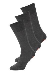 FALKE Къси чорапи тъмносиво / оранжево