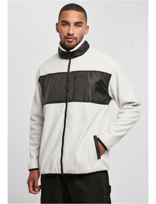 Мъжко поларено яке в бял цвят Urban CLassics Fleece Jacket