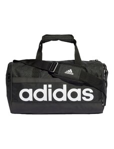 ADIDAS SPORTSWEAR Спортна чанта 'Essentials Linear Extra Small' черно / бяло