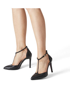 Дамски елегантни сандали на ток Tamaris Heart and Sole F1/2 черни