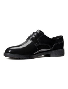Дамски обувки Clarks Griffin Lane Black Patent естествена кожа черни