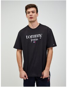 Tommy Hilfiger Black Mens T-Shirt Tommy Jeans - Men