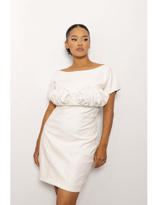 BOGOMIL “Charlotte” White Mini-Dress
