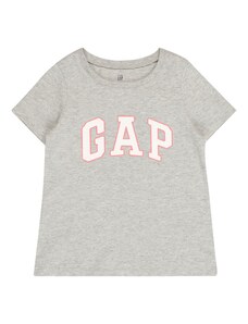 GAP Тениска сив меланж / розово / бяло