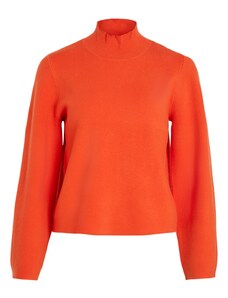 VILA Пуловер 'LILAH' оранжево-червено