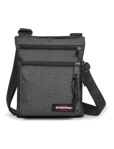 EASTPAK Чанта за през рамо тип преметка 'Rusher' антрацитно черно / рубинено червено / черно / бяло