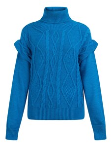 MYMO Пуловер 'Blonda' кралско синьо