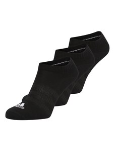 ADIDAS SPORTSWEAR Спортни чорапи 'Thin And Light Sportswear -cut 3 Pairs' черно / бяло
