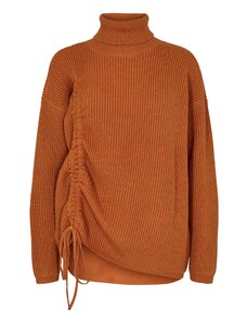 minimum Пуловер 'ROKKA' кафяво / оранжево