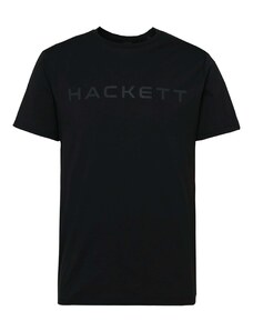 Hackett London Тениска 'ESSENTIAL' антрацитно черно / черно