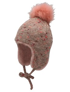 Детска, зимна шапка от плетиво за момиче, Sterntaler