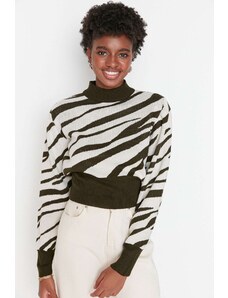 Дамски пуловер Trendyol Zebra Patterned