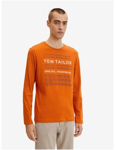 Оранжева мъжка тениска Tom Tailor - мъже