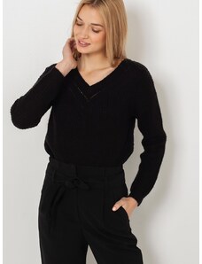 Черен пуловер CAMAIEU - Жени