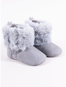 Детски зимни обувки Yoclub Yoclub_Velcro_Strappy_Girls'_Boots_OBO-0188G-2800_Grey