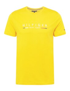 TOMMY HILFIGER Тениска морскосиньо / жълто / червено / бяло