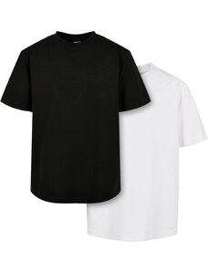 Urban Classics Тениска черно / бяло