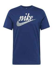 Nike Sportswear Тениска 'FUTURA 2' синя тинтява / сиво / бяло