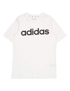 ADIDAS SPORTSWEAR Функционална тениска 'Essentials Linear Logo ' черно / бяло
