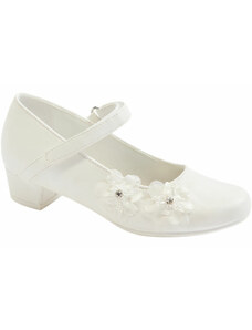 Детски бели официални обувки Graceland