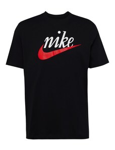 Nike Sportswear Тениска 'Futura 2' ярко червено / черно / бяло