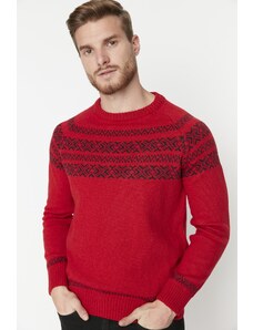 Мъжки пуловер. Trendyol Patterned