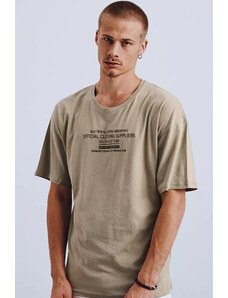 Men's T-shirt with khaki print Dstreet
