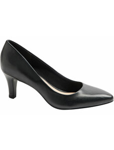 Дамски кожени черни обувки 5th Avenue
