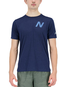 Тениска New Balance Graphic Impact Run Short Sleeve mt21277-nml Размер M