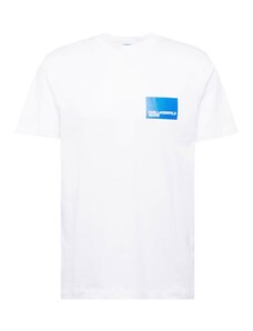 KARL LAGERFELD JEANS Тениска синьо / бяло