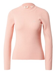 LEVI'S  Пуловер 'Crew Rib Sweater' пастелно розово