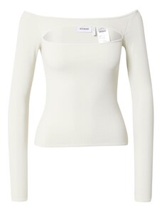 WEEKDAY Тениска 'Evie' естествено бяло